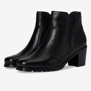 David Tate Sleek Black Ankle Booties